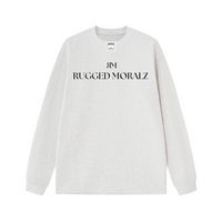“RUGGED MORALZ” Raw Edge Long Sleeve image 7