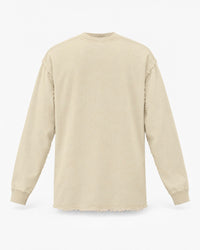 “RUGGED MORALZ” Raw Edge Long Sleeve image 2